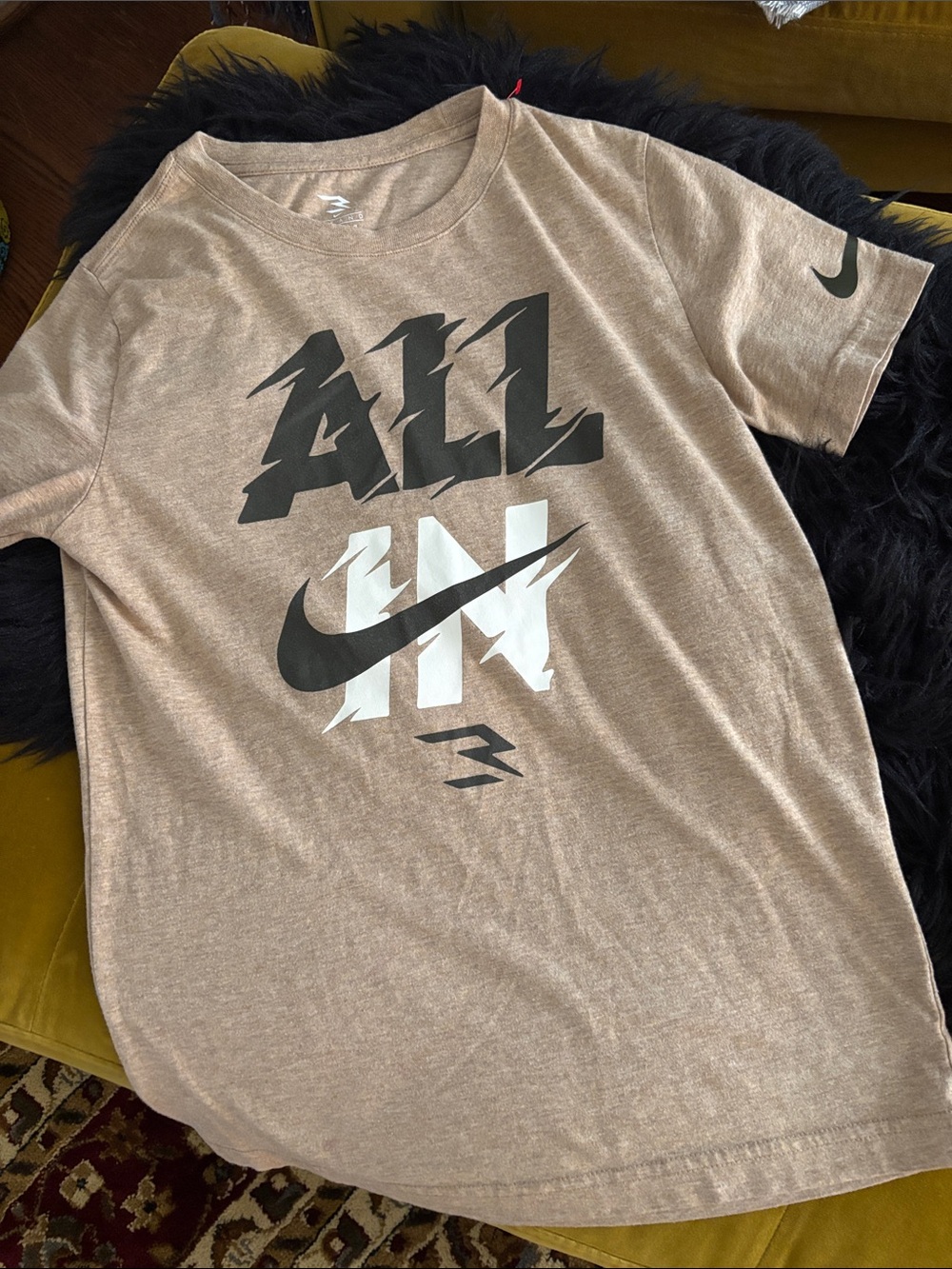 Boys Brown Nike T-Shirt M 10 12